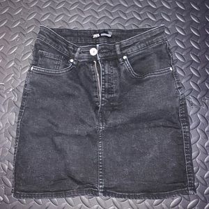 ZARA Jean Skirt
